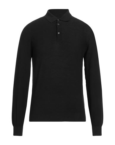 Cesare Attolini Man Sweater Black Size 44 Cotton