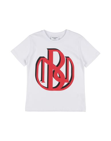 Neil Barrett Babies'  Toddler Boy T-shirt White Size 6 Cotton