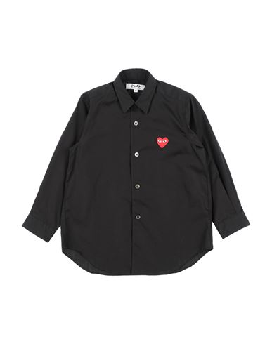 Comme Des Garçons Play Babies'  Toddler Boy Shirt Black Size 6 Cotton