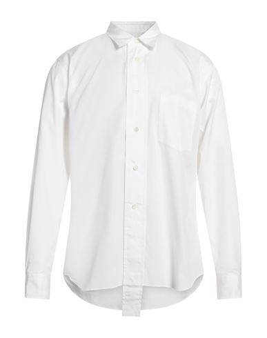 Comme Des Garçons Long Sleeve Shirt Featuring Button Cuffs In White