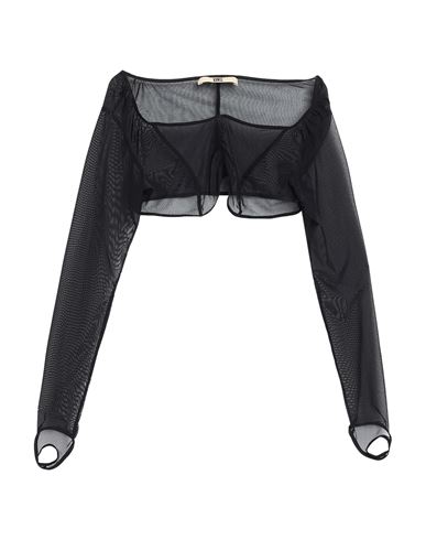 Knwls Woman Top Black Size L Polyamide, Elastane