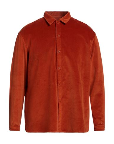 Shop Labo.art Labo. Art Man Shirt Rust Size 1 Cotton In Red
