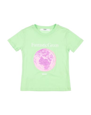 Msgm Babies'  Toddler Girl T-shirt Light Green Size 6 Cotton