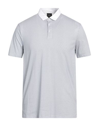 Armani Exchange Man Polo Shirt White Size Xl Cotton