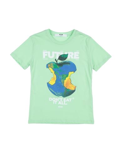 Msgm Babies'  Toddler T-shirt Light Green Size 6 Cotton