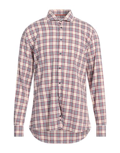 At.p.co At. P.co Man Shirt Brick Red Size 16 Cotton