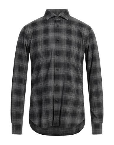Xacus Man Shirt Lead Size 15 ¾ Cotton In Grey
