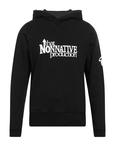 Nonnative Man Sweatshirt Black Size 4 Cotton