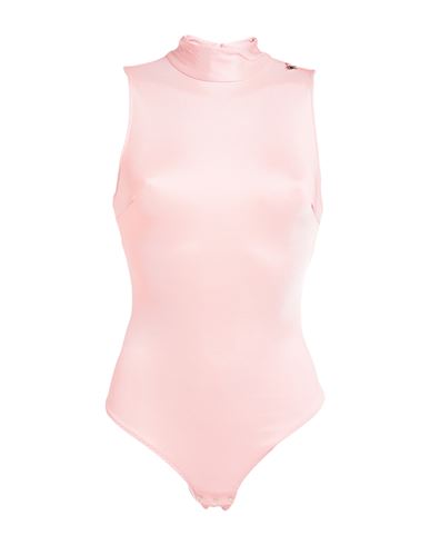 Elisabetta Franchi Woman Bodysuit Pink Size 10 Viscose, Elastane
