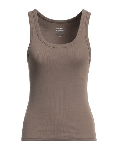 Colorful Standard Woman Tank Top Dove Grey Size Xs Organic Cotton, Elastane