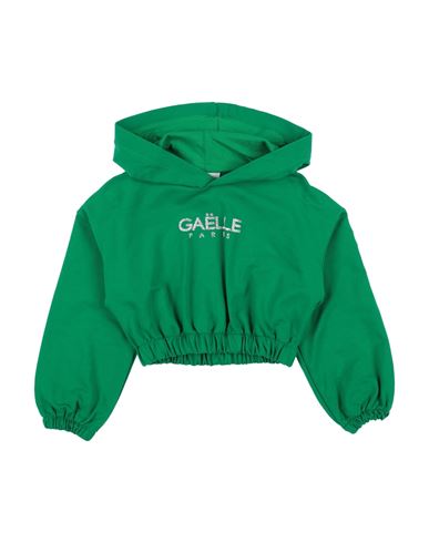 Gaelle Paris Babies' Gaëlle Paris Toddler Girl Sweatshirt Green Size 6 Cotton, Elastane