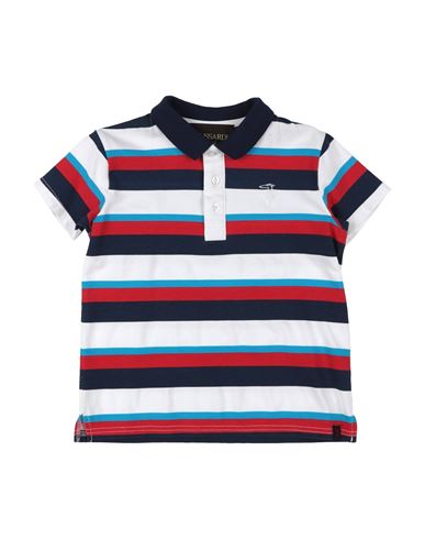 Trussardi Junior Babies'  Toddler Boy Polo Shirt Navy Blue Size 6 Cotton, Elastane