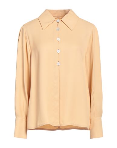 Jil Sander Woman Shirt Sand Size 2 Viscose In Beige