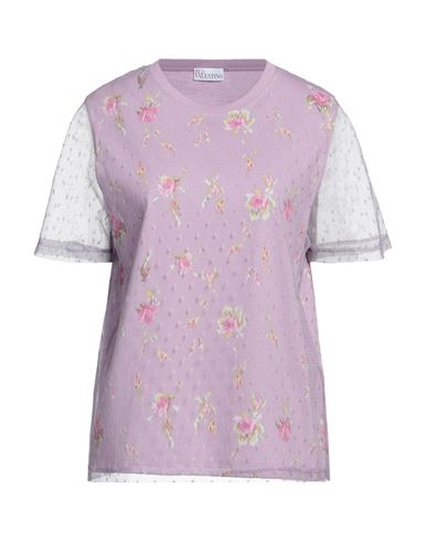 Red Valentino Woman T-shirt Lilac Size Xl Polyamide In Purple