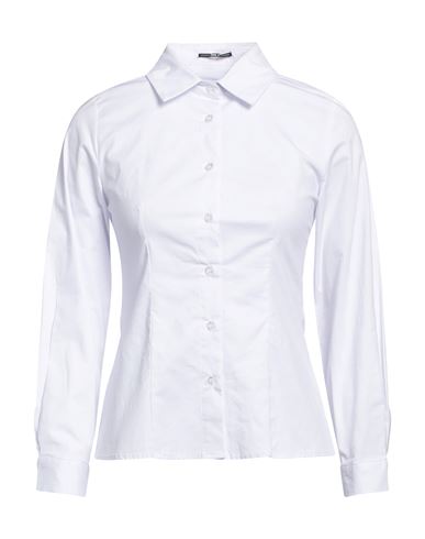 Take-two Woman Shirt Off White Size Xs Cotton, Elastane