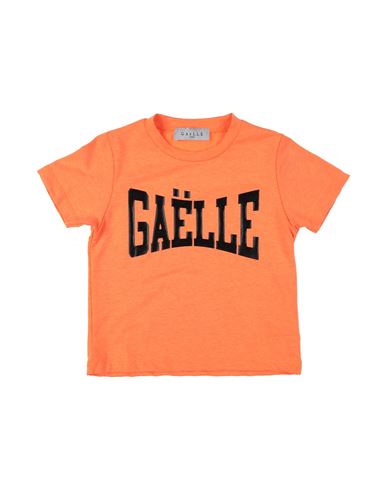Gaelle Paris Babies' Gaëlle Paris Toddler Girl T-shirt Orange Size 4 Cotton, Elastane