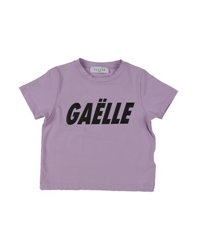 Gaelle Paris Babies' Gaëlle Paris Toddler Girl T-shirt Lilac Size 4 Cotton, Elastane In Purple