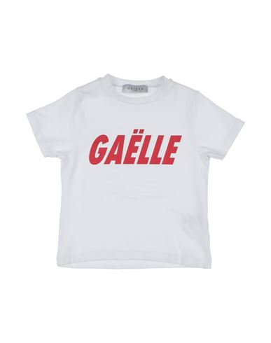 Gaelle Paris Babies' Gaëlle Paris Toddler Girl T-shirt White Size 6 Cotton, Elastane