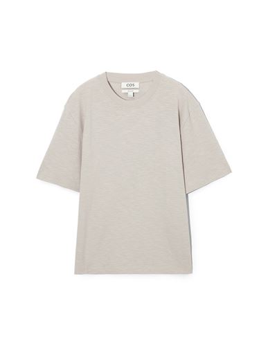 Cos Man T-shirt Dove Grey Size Xl Organic Cotton