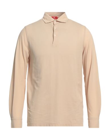 Shop Kired Man Polo Shirt Beige Size 42 Cotton