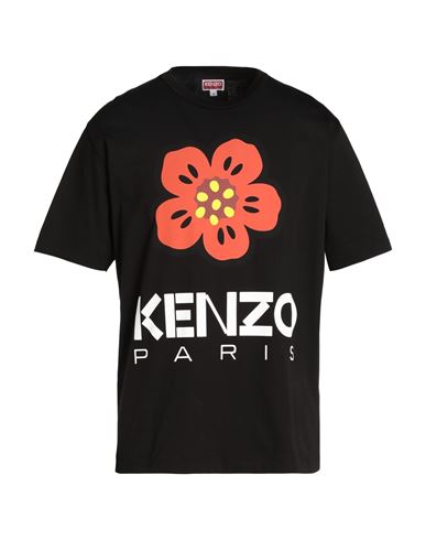 Shop Kenzo Man T-shirt Black Size L Cotton