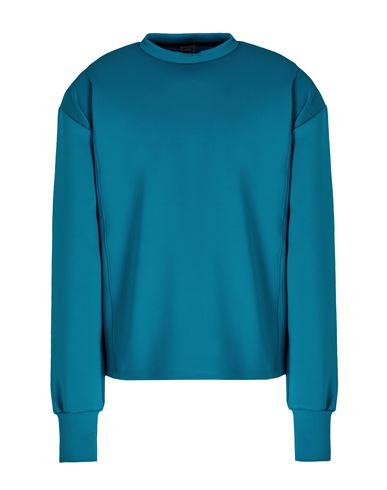 8 By Yoox Scuba Boxy Sweatshirt Man Sweatshirt Deep Jade Size Xl Recycled Polyester, Elastane In Green
