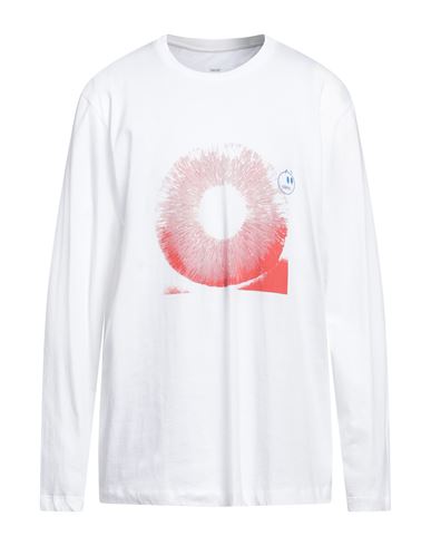 Oamc Man T-shirt White Size Xl Cotton, Elastane