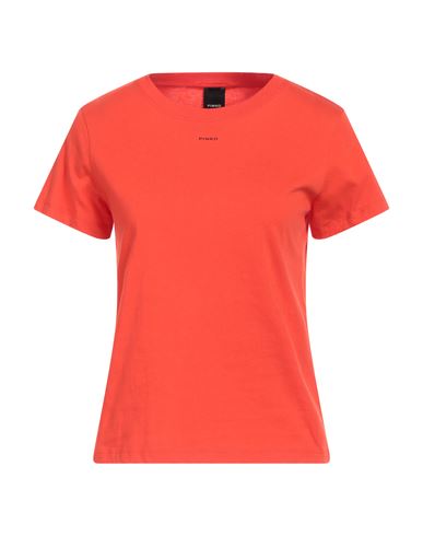 Pinko Woman T-shirt Tomato Red Size S Cotton