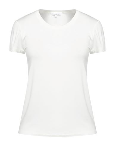 Patrizia Pepe Woman T-shirt Cream Size 0 Viscose, Elastane, Glass In White