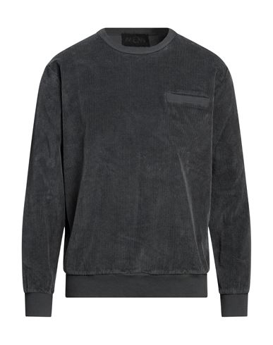 No.w No. W Man Sweatshirt Lead Size S Cotton, Elastane In Grey