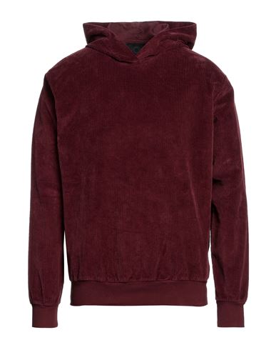 No.w No. W Man Sweatshirt Burgundy Size M Cotton, Elastane In Red