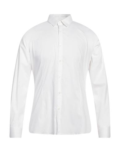 Daniele Alessandrini Homme Man Shirt White Size 15 ¾ Cotton, Elastane
