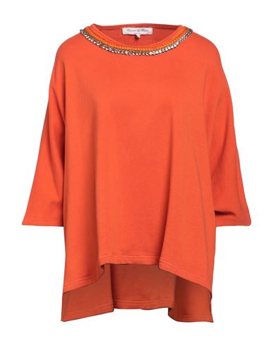 Connor & Blake Woman Sweatshirt Orange Size S Viscose In Orange