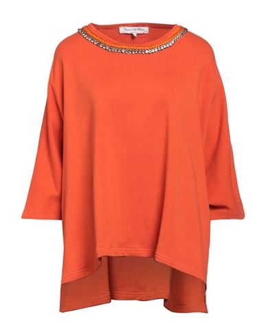 CONNOR & BLAKE CONNOR & BLAKE WOMAN SWEATSHIRT ORANGE SIZE S VISCOSE