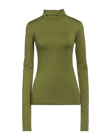 High Woman T-shirt Military Green Size Xl Cotton, Elastane