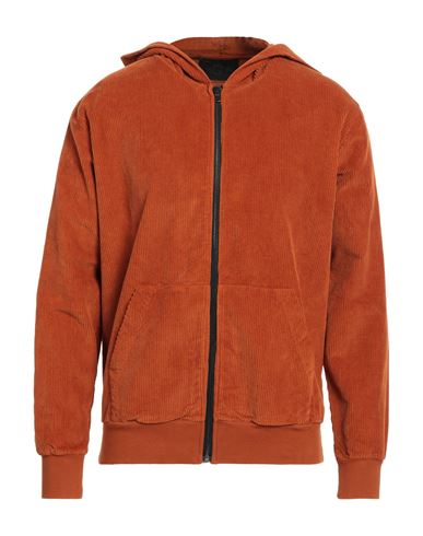 No.w No. W Man Sweatshirt Rust Size L Cotton, Elastane In Red