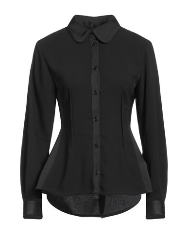 High Woman Shirt Black Size 12 Polyester