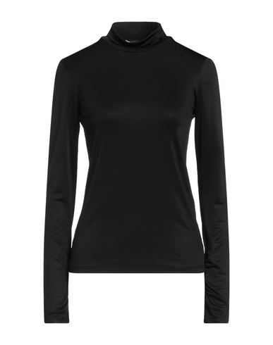 Caractere Caractère Woman T-shirt Black Size L Acetate, Elastane