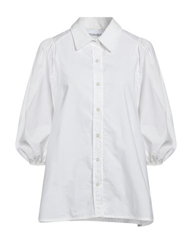 Silvian Heach Woman Shirt White Size 12 Cotton