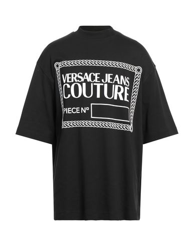 Versace Jeans Couture Man T-shirt Black Size Xs Cotton | ModeSens