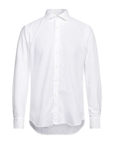 Caliban 820 Man Shirt White Size 17 Cotton