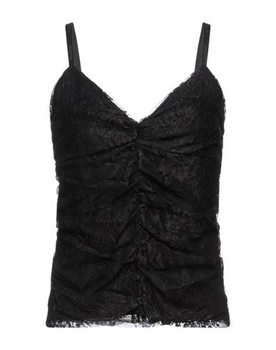 Pinko Woman Top Black Size M Polyamide