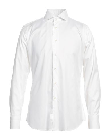 Caliban Man Shirt White Size 15 Cotton