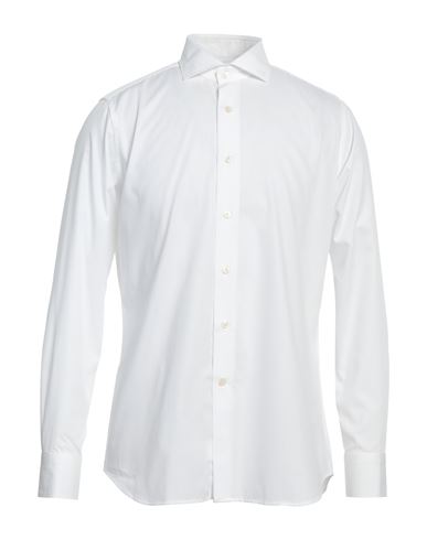 Shop Caliban Man Shirt White Size 17 Cotton