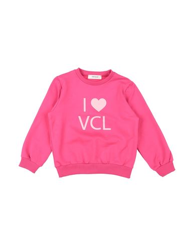 Vicolo Babies'  Toddler Girl Sweatshirt Magenta Size 6 Cotton, Elastane