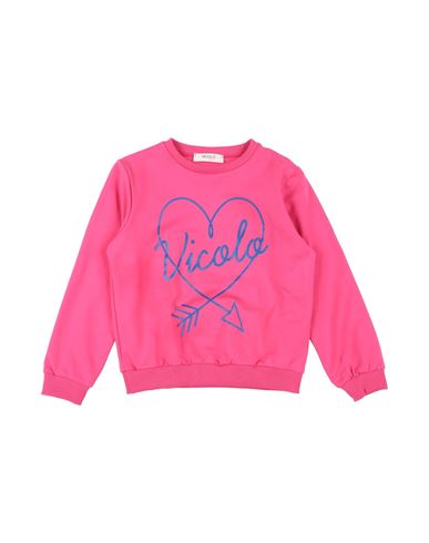 Vicolo Babies'  Toddler Girl Sweatshirt Magenta Size 4 Cotton, Elastane