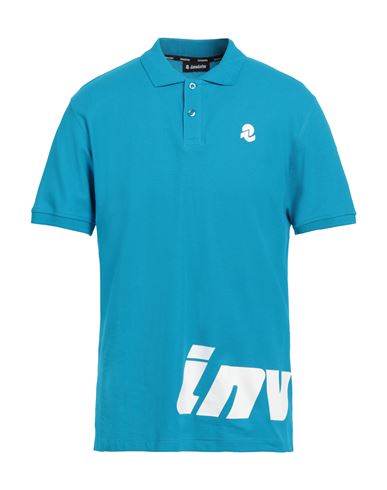 Invicta Man Polo Shirt Turquoise Size Xxl Cotton In Blue