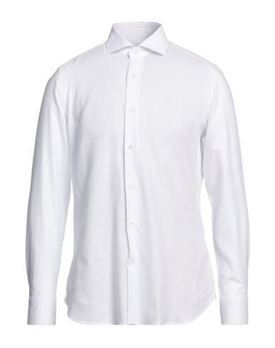 Shop Guglielminotti Man Shirt White Size 16 Cotton