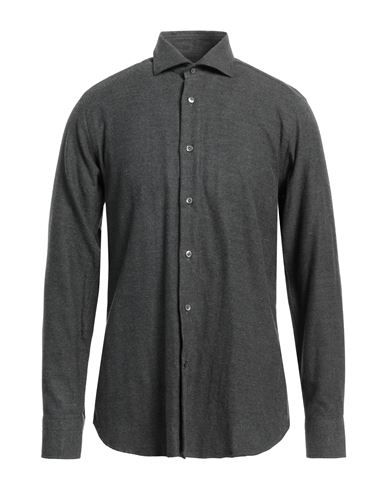 Guglielminotti Man Shirt Lead Size 16 Cotton In Grey