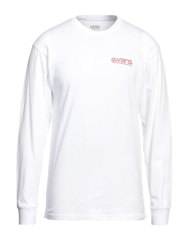 Vans Man T-shirt White Size M Cotton